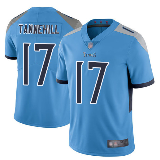Men's Tennessee Titans #17 Ryan Tannehill Blue Vapor Untouchable Limited Stitched NFL Jersey